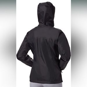 Columbia black rain jacket Like new condition women's